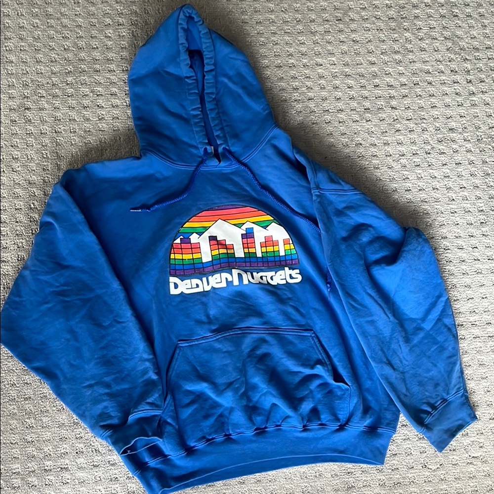 Blue Denver Nuggets Hoodie